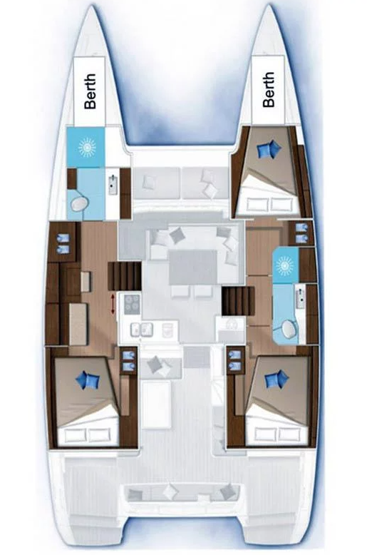 Boat rental Lagoon Lagoon 40 in Marina (City) on Samboat