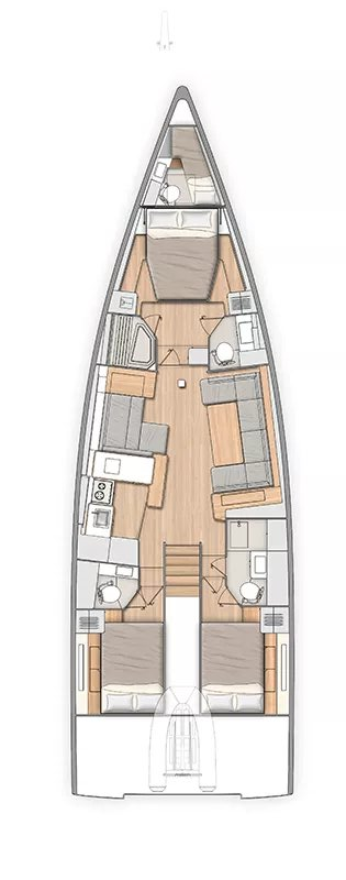 Bénéteau Oceanis 54 charter bareboat or captained in  Seget Donji