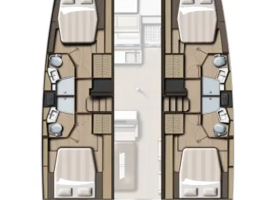 Catamaran rental with or without captain Bali Pirovac