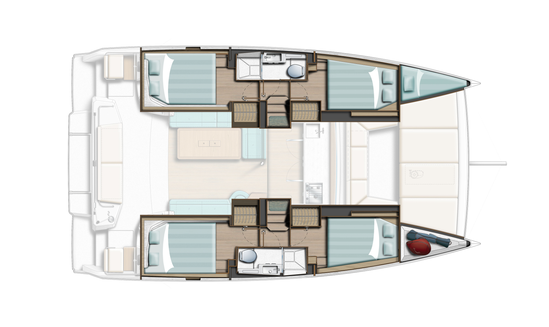 Bali Bali Catsmart charter bareboat or captained in  Pirovac