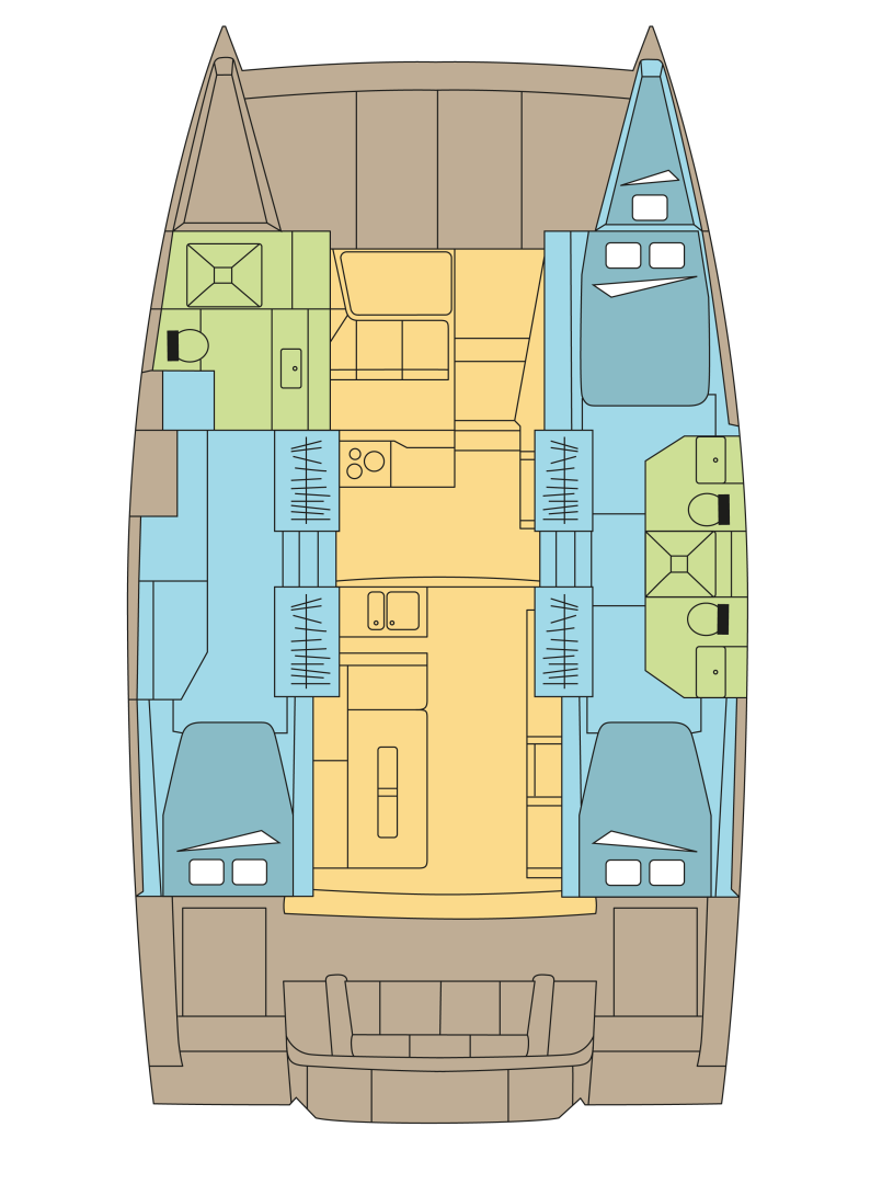 Bali Bali 4.2 charter bareboat or captained in  Parham Town
