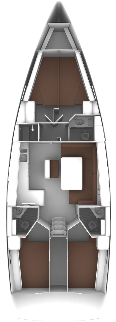 Bavaria Cruiser 46 charter bareboat or captained in  Fethiye