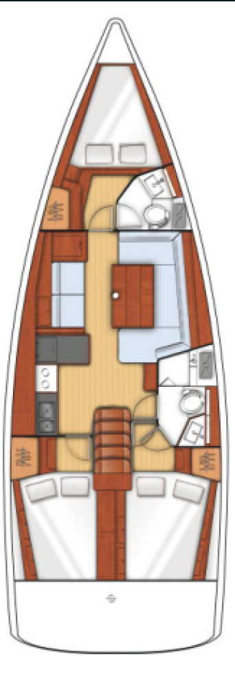 Sailboat rental with or without captain Bénéteau Fethiye