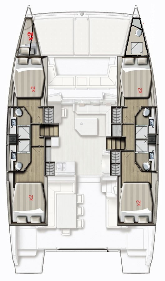 Catamaran rental with or without captain Bali Port de Pollença