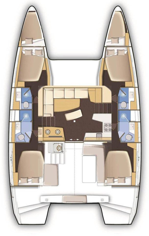 Catamaran rental in Rogoznica - Lagoon Lagoon 42