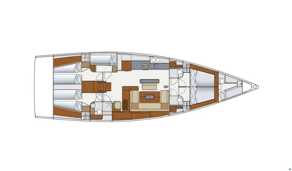Sailboat rental in Primošten - Hanse Hanse 575