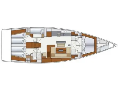 Sailboat rental in Primošten - Hanse Hanse 575