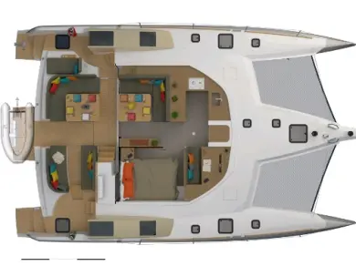 Bareboat Rental Catamaran Neel with a boat licence
