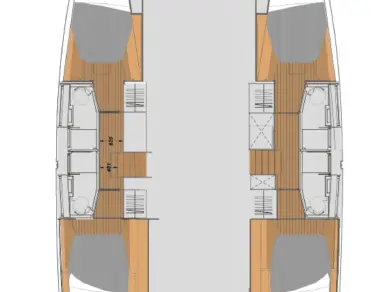 Bareboat Rental Catamaran Fountaine Pajot with a boat licence