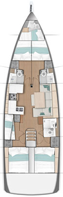 Boat rental Jeanneau Sun Odyssey 490 in Capo d'Orlando on Samboat