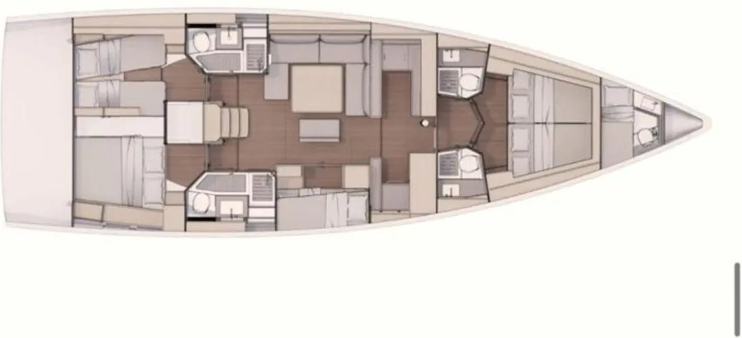 Sailboat rental in Procida - Dufour Dufour 530