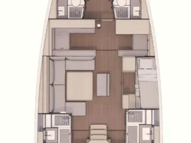 Sailboat rental with or without captain Dufour Cagliari