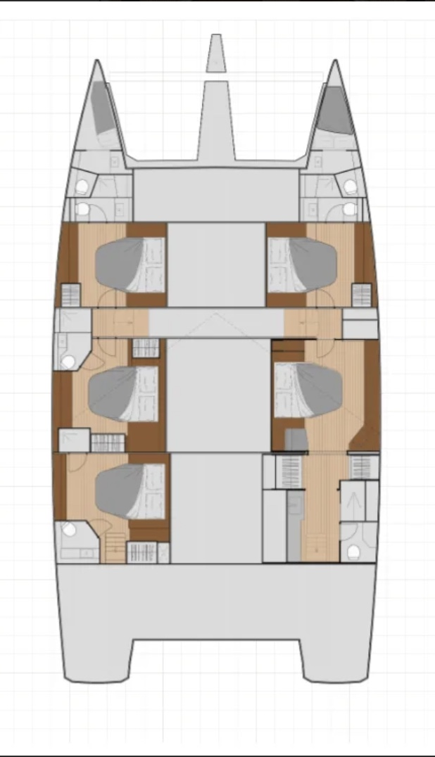 Catamaran rental in Palermo - Fountaine Pajot Fountaine Pajot Samana 59 - 5 + 2 cab.
