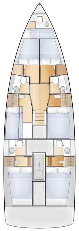 Yacht charter Portisco cheap Sun Loft 47