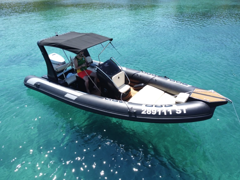 Bareboat Rental RIB Inception with a boat licence