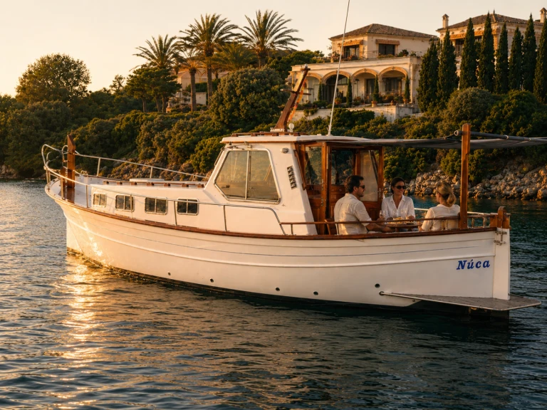 Motorboat rental with or without captain Myabca Mahón