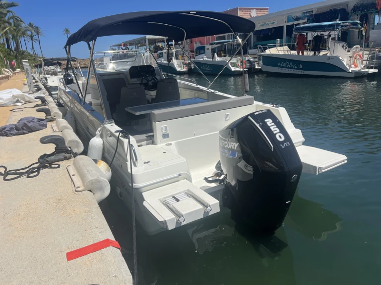 Motorboat rental with or without captain Pacific Craft Javea