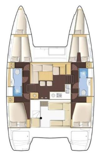 Catamaran rental with or without captain Lagoon Trogir