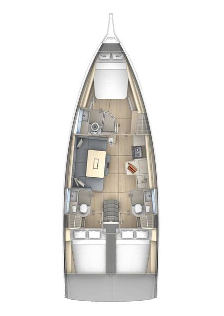 Sailboat rental with or without captain Dufour Lávrio