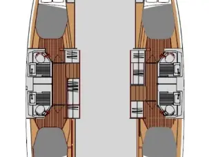 Bareboat Rental Catamaran Fountaine Pajot with a boat licence