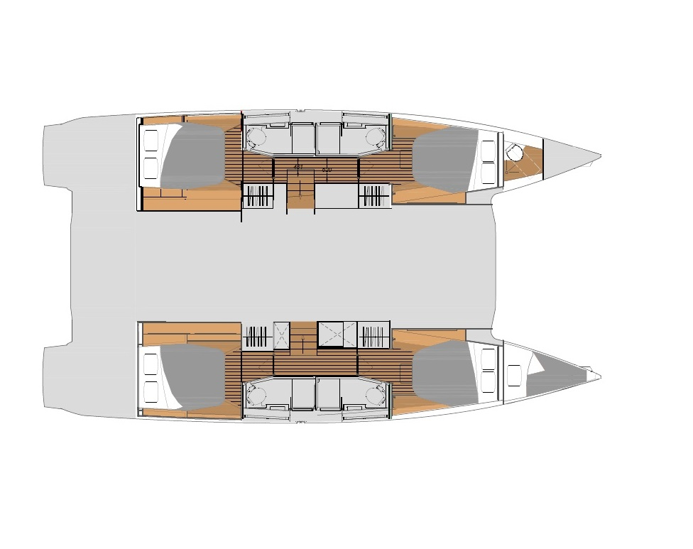 Catamaran rental with or without captain Fountaine Pajot Seget Donji