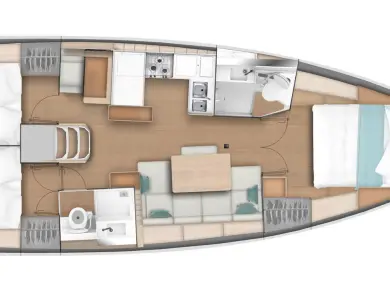 Yacht charter Palma de Mallorca cheap Sun Odyssey 440