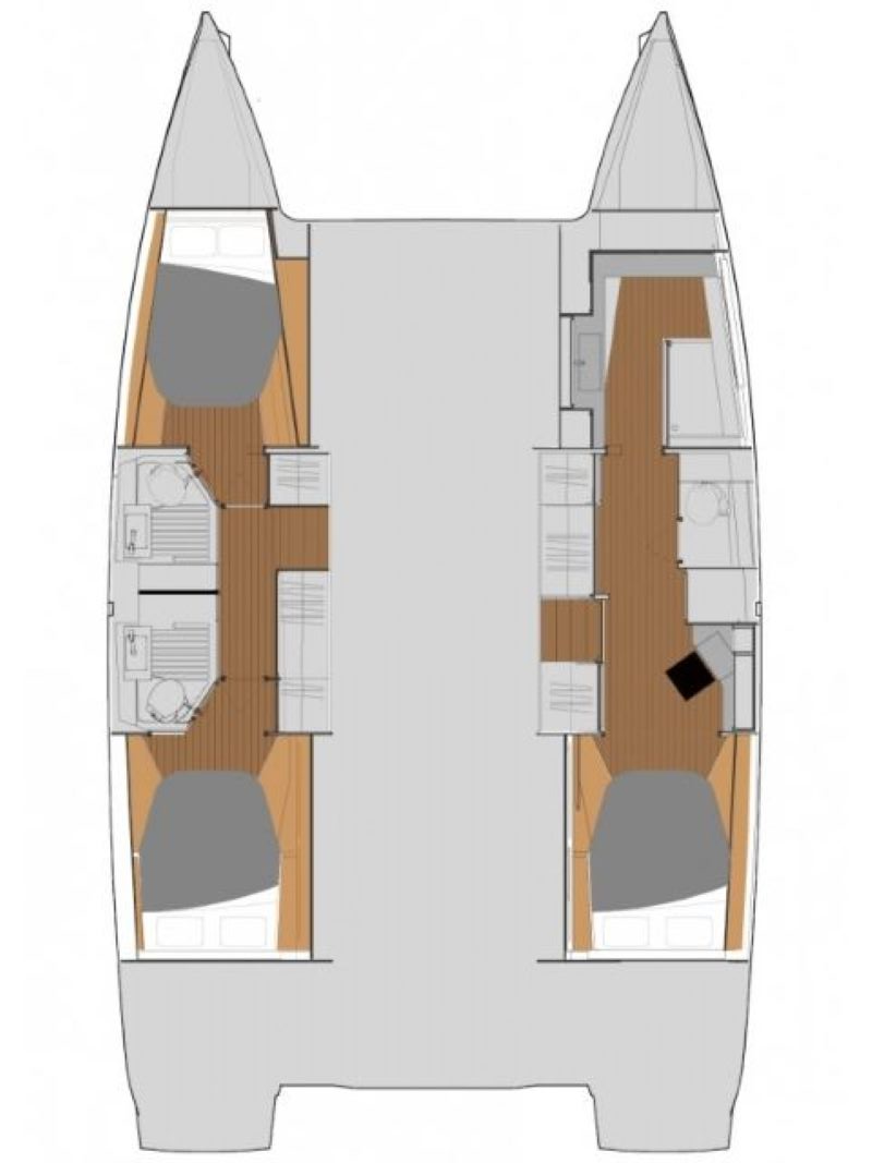 Catamaran rental in Marsh Harbour - Fountaine Pajot Astrea 42