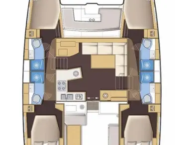 Catamaran rental in Punat - Lagoon Lagoon 450 Sport Top