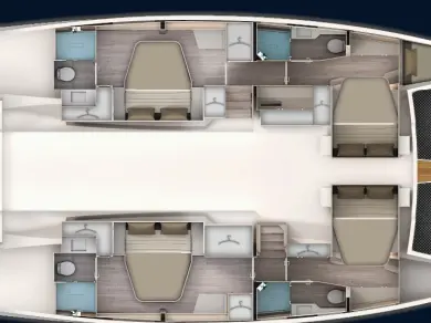 Aventura Aventura 45 charter bareboat or captained in  Seget Donji