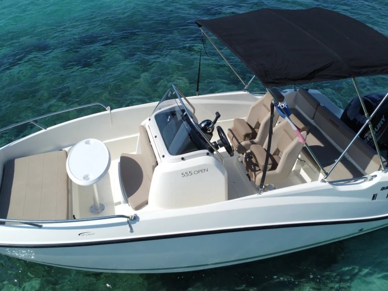Motorboat rental in Mandelieu-la-Napoule - Quicksilver Activ 555 Open