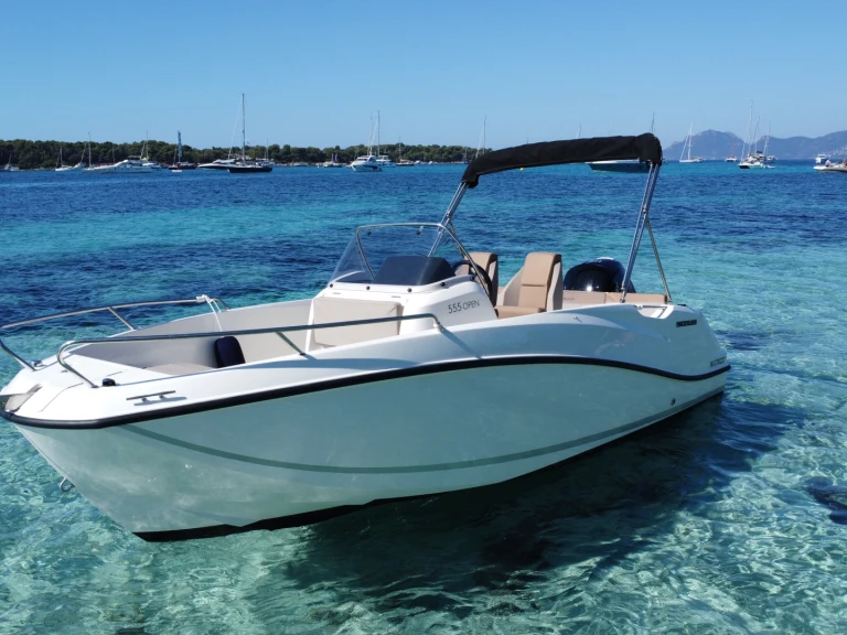 Quicksilver Activ 555 Open charter bareboat or captained in  Mandelieu-la-Napoule