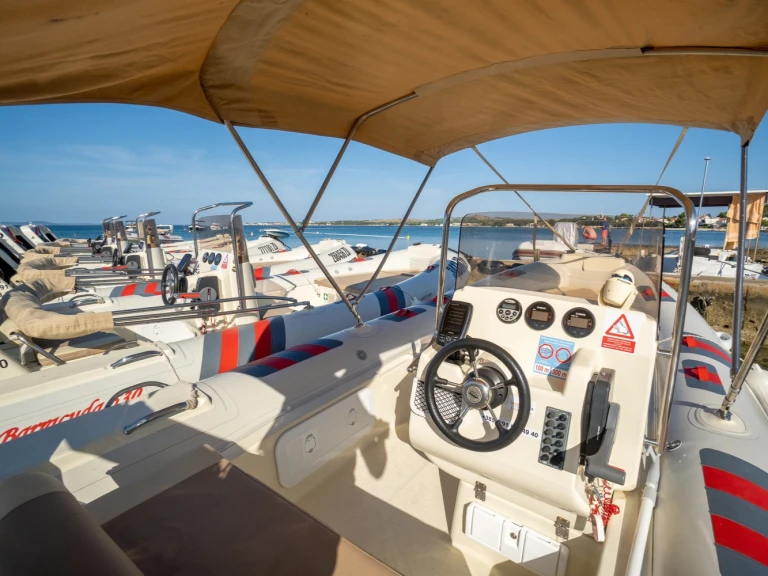 RIB rental with or without captain barracuda 530 Vir