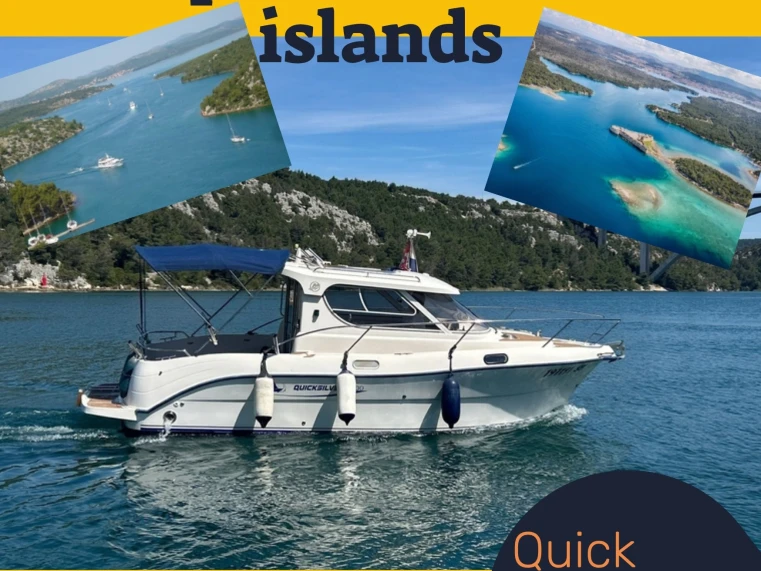 Boat rental Quicksilver Quicksilver 700 Week-End in Bilice on Samboat