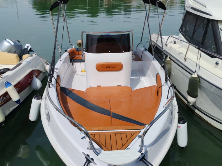 Motorboat rental with or without captain Bluline Umag