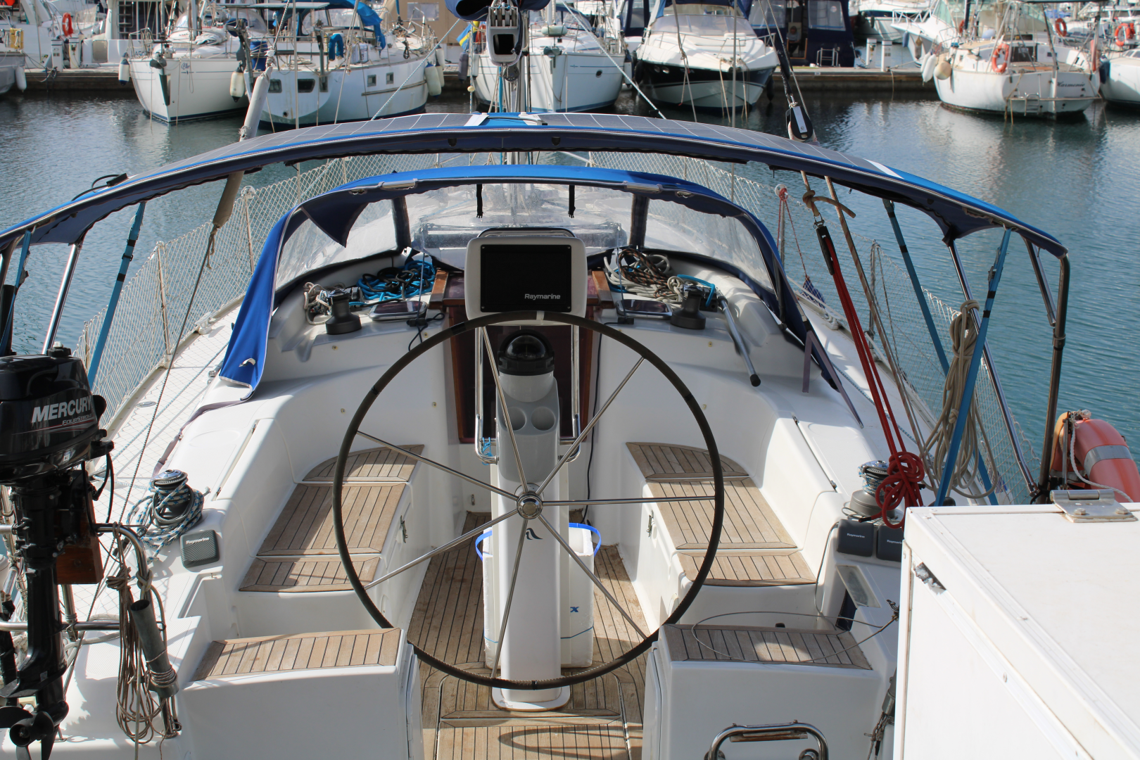 Hanse 370e  charter bareboat or captained in  Ibiza Town