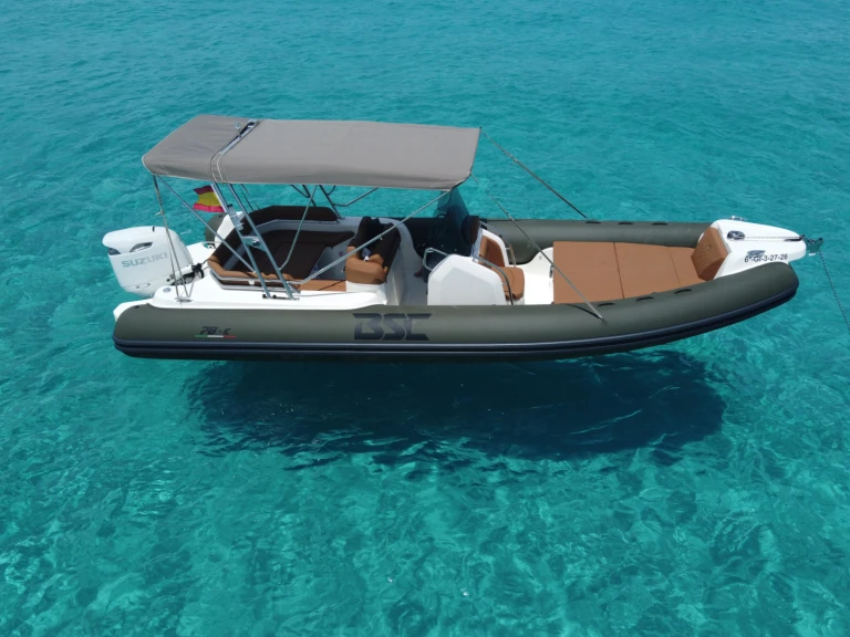 RIB rental with or without captain Bsc Santa Eulària des Riu