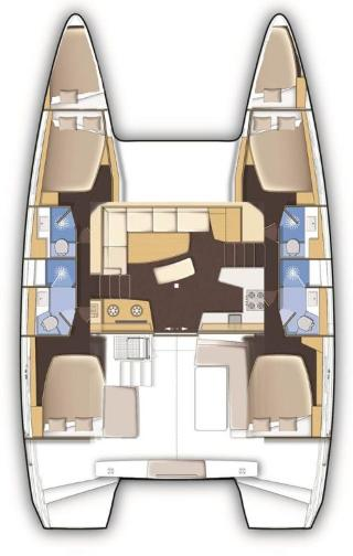 Catamaran rental with or without captain Lagoon Murter-Kornati