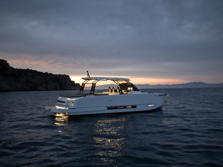 De Antonio D36 Open charter bareboat or captained in  Herceg Novi