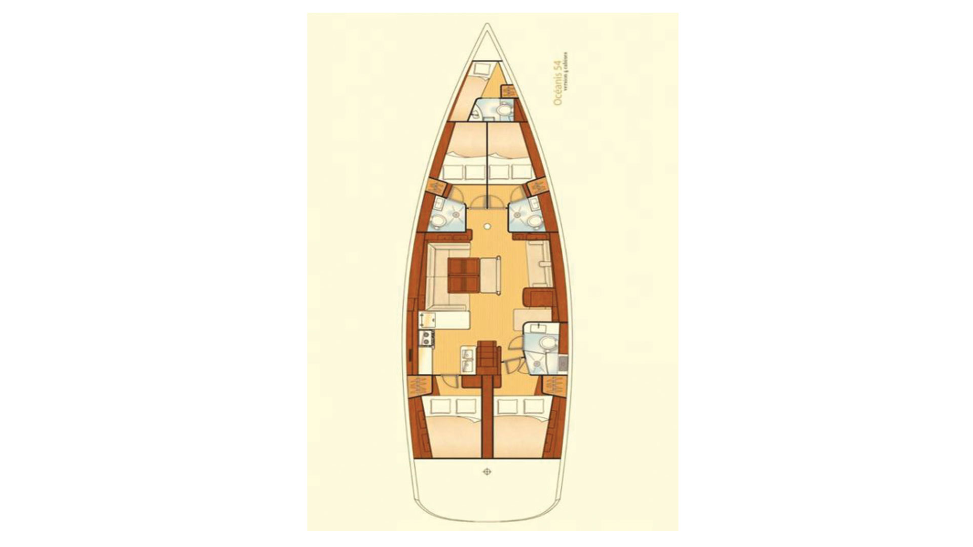 Sailboat rental in Lefkáda - Bénéteau Oceanis 54
