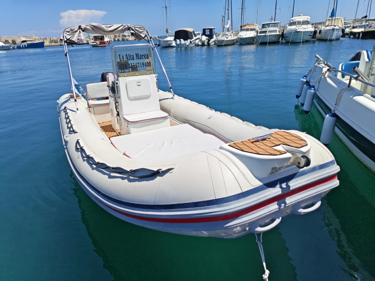 RIB rental with or without captain Mistral 610  San Foca Marina