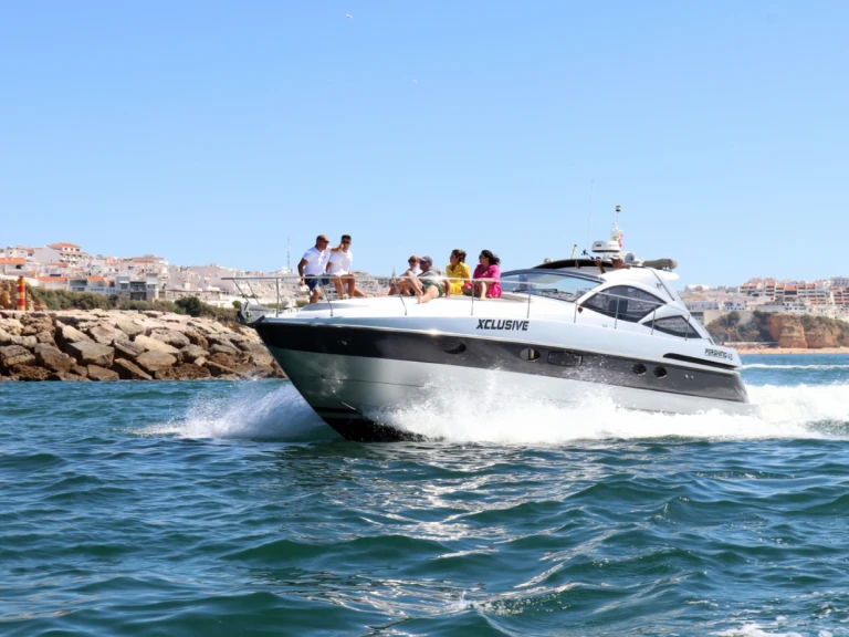 Bareboat Rental Luxury Yacht Pershing with a boat licence