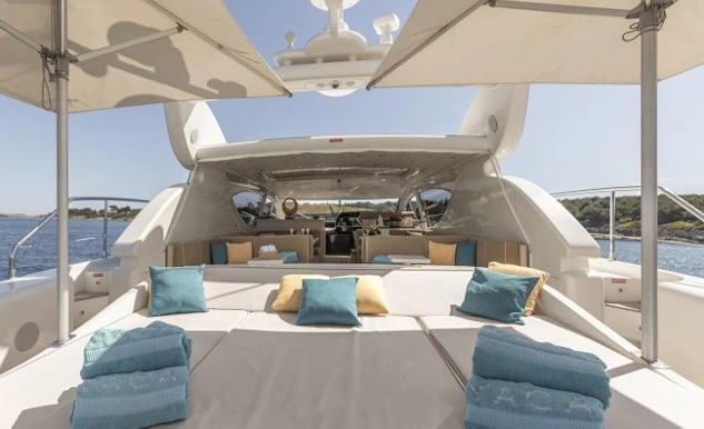 Bareboat Rental Luxury Yacht Leopard with a boat licence