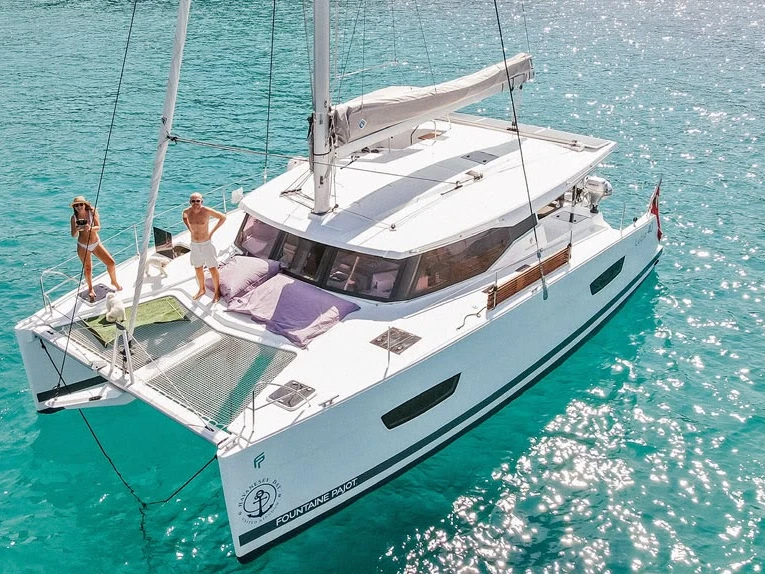 Fountaine Pajot Lucia 40 in Villefranche-sur-Mer on SamBoat