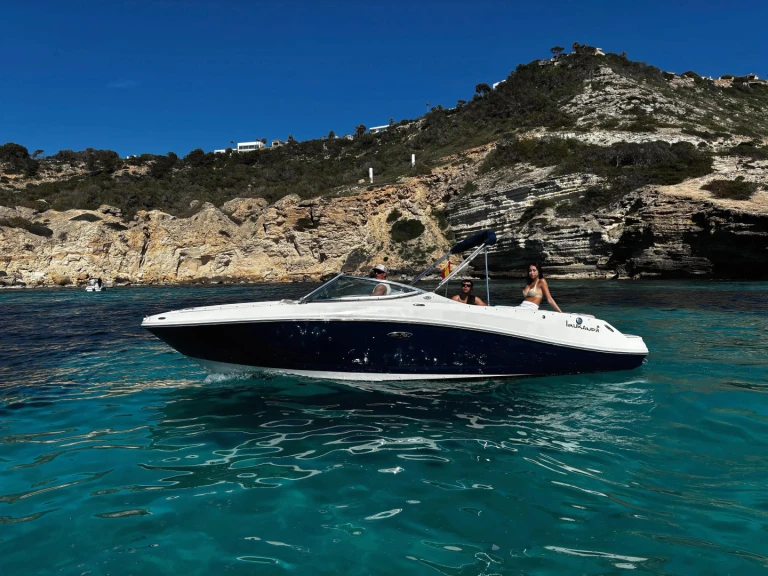 Bareboat Rental Motorboat Sea Ray with a boat licence