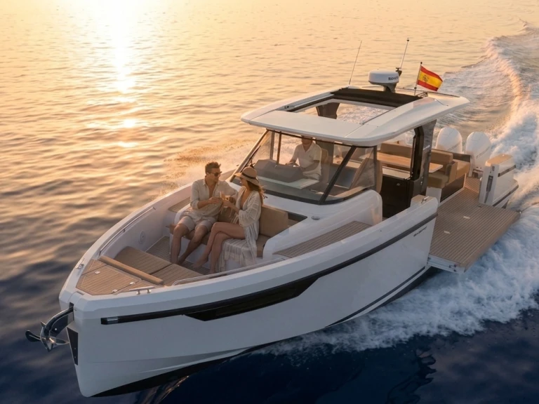 Yacht charter Ibiza Town cheap Saxdor 400 GTC
