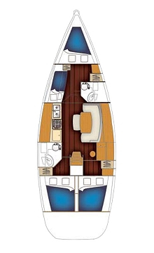 Sailboat rental in Lefkáda - Bénéteau Cyclades 43.4
