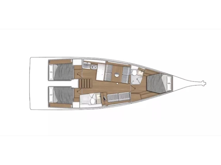 Bareboat Rental Sailboat Bénéteau with a boat licence