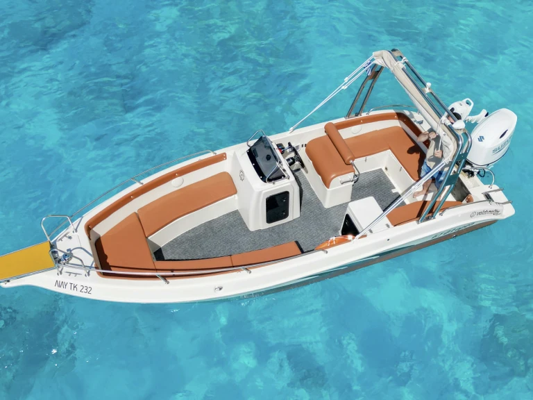 Bareboat Rental Motorboat Volosmarine with a boat licence