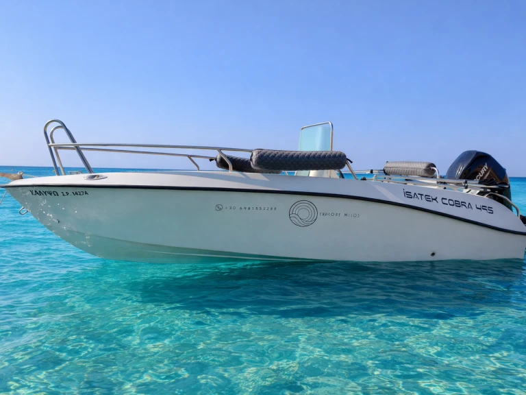 Motorboat rental with or without captain Isatek Cobra Mílos