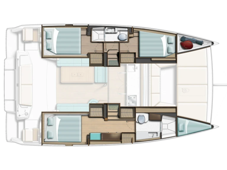 Yacht charter Ribishi cheap Bali Catsmart